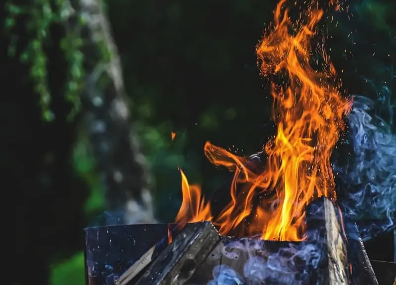 How to Start A Fire With Wet Wood