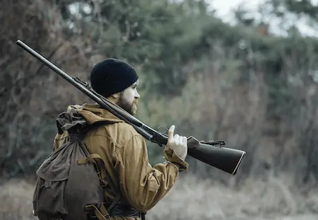 hunting in the wild when cold