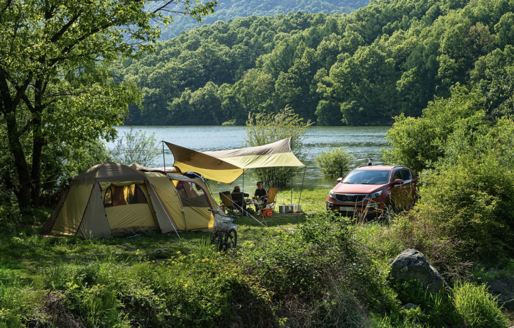 camping on someone else's land